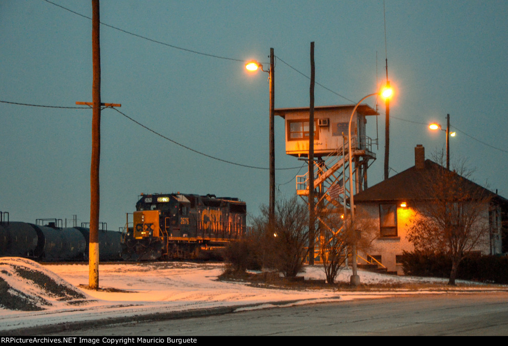 CSX GP38-2 in the yard